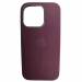 Чехол силиконовый Silicone Case MagSafe ORG iPhone 15 Pro Max с анимацией бархатный бордовый#2067018