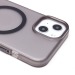 Чехол-накладка - SM038 SafeMag для "Apple iPhone 13/iPhone 14" (black/matte transparent) (238584)#2109897