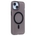 Чехол-накладка - SM038 SafeMag для "Apple iPhone 13/iPhone 14" (black/matte transparent) (238584)#2109898