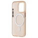 Чехол-накладка - SM038 SafeMag для "Apple iPhone 15 Pro" (gold/matte transparent) (238592)#2078772