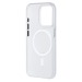 Чехол-накладка - SM038 SafeMag для "Apple iPhone 15 Pro" (white/matte transparent) (238591)#2109892