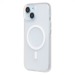 Чехол-накладка - SM038 SafeMag для "Apple iPhone 15" (white/matte transparent) (238588)#2109887