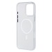 Чехол-накладка - SM038 SafeMag для "Apple iPhone 16 Pro Max" (white/matte transparent) (238600)#2109881