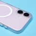 Чехол-накладка - SM038 SafeMag для "Apple iPhone 16" (white/matte transparent) (238594)#2109873