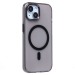 Чехол-накладка - SM039 SafeMag для "Apple iPhone 15" (black/transparent) (238607)#2110029