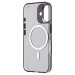 Чехол-накладка - SM039 SafeMag для "Apple iPhone 16" (black/transparent) (238611)#2073674