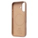 Чехол-накладка ORG SM002 экокожа SafeMag для "Apple iPhone 16" (desert gold) (238668)#2075675