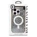 Чехол-накладка - SM029 POSH SHINE SafeMag для "Apple iPhone 16 Pro" россыпь кристаллов (whit(237134)#2070220