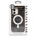 Чехол-накладка - SM029 POSH SHINE SafeMag для "Apple iPhone 16" россыпь кристаллов (gray tit(237142)#2070216