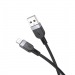 Кабель USB - Apple Lightning HOCO X109 2.4A, 1м черный#2102399
