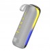 Портативная колонка BOROFONE BR44 (Bluetooth/USB/TF/AUX/5Вт/светящаяся) серая#2074824