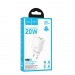 Адаптер Сетевой Hoco N61 Gentle PD20W+QC3.0 (white)#2132012