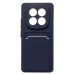 Чехол-накладка - SC337 с картхолдером для "Xiaomi Redmi Note 14 Pro" (dark blue) (238764)#2077483
