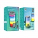 Портативная колонка BOROFONE BR33 (Bluetooth/USB/TF/AUX/5Вт/светящаяся) серая#2074833