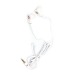 Проводные наушники с микрофоном внутриканальные - BTS-01 (тех. уп.) Jack 3,5  (white) (238938)#2074020