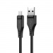 Кабель USB - MicroUSB Acefast C3-09 (2.4А, 1.2 м) Черный#2136761