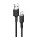 Кабель USB - Type-C Acefast C2-04 (3A, силикон, 1.2 м) Черный#2136765