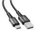 Кабель USB - Type-C Acefast C1-04 (3A, оплетка нейлон, 1.2 м) Черный#2073056