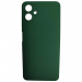 Чехол силиконовый Samsung A06 Silicone Case без лого темно-зеленый#2072976