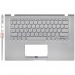 Топ-панель для ноутбука Asus VivoBook F415EA серебро, серебряные клавиши с подсветкой (для моделей без SD-порта)#2074122