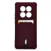 Чехол-накладка - SC304 с картхолдером для "Xiaomi Redmi Note 14 Pro" (bordo) (238761)#2077346