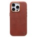 Чехол-накладка Cellis SM031 SafeMag для "Apple iPhone 15 Pro" Натуральная кожа (brown) (237495)#2077538
