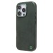 Чехол-накладка Cellis SM031 SafeMag для "Apple iPhone 15 Pro" Натуральная кожа (dark green) (237494)#2077537