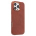 Чехол-накладка Cellis SM031 SafeMag для "Apple iPhone 16 Pro Max" Натуральная кожа (brown) (237507)#2077508