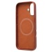 Чехол-накладка Cellis SM031 SafeMag для "Apple iPhone 16" Натуральная кожа (brown) (237501)#2077323