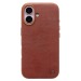 Чехол-накладка Cellis SM031 SafeMag для "Apple iPhone 16" Натуральная кожа (brown) (237501)#2077325