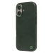 Чехол-накладка Cellis SM031 SafeMag для "Apple iPhone 16" Натуральная кожа (dark green) (237500)#2077803