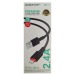 Кабель USB - Lightning BOROFONE BX110 (2.4A/1m) черный#2082170