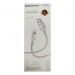 Кабель USB - Lightning BOROFONE BX116 (2.4A/1m/текстиль) белый#2082169