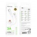 Кабель USB - Type-C BOROFONE BX115 (3A/1m/силиконовый) белый#2079086