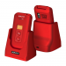 Мобильный телефон MAXVI E5 up Red раскладушка с док станцией (2,4"/1,3МП/1500mAh)#2141905