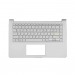 Топ-панель для Asus VivoBook S14 M433IA серебро, серебряные клавиши с подсветкой#2130857