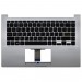 Топ-панель для Asus VivoBook 14 M413DA серебро, черные клавиши без подсветки#2082272