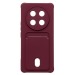 Чехол-накладка - SC304 с картхолдером для "Honor X9c" (bordo) (239127)#2083151