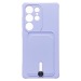 Чехол-накладка - SC304 с картхолдером для "Samsung Galaxy S25 Ultra" (light violet) (239046)#2083149