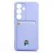 Чехол-накладка - SC304 с картхолдером для "Samsung Galaxy S25" (light violet) (239004)#2083160