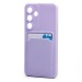 Чехол-накладка - SC337 с картхолдером для "Samsung Galaxy S25" (light violet) (239007)#2083169