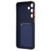Чехол-накладка - SC337 с картхолдером для "Samsung Galaxy S25+" (dark blue) (239027)#2083199