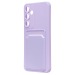 Чехол-накладка - SC337 с картхолдером для "Samsung Galaxy S25+" (light violet) (239028)#2083198