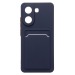 Чехол-накладка - SC337 с картхолдером для "Xiaomi Poco X7 Pro" (dark blue) (239088)#2083194