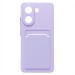 Чехол-накладка - SC337 с картхолдером для "Xiaomi Poco X7 Pro" (light violet) (239089)#2083193