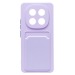 Чехол-накладка - SC337 с картхолдером для "Xiaomi Poco X7" (light violet) (239070)#2083190