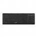 Клавиатура USB Genius SlimStar Q200 мембранная, 101 клавиша, кабель 1,5м Black, шт#2082905