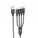 Кабель USB Hoco X76 4в1 Apple+Micro+Type-c+Type-c 1м#2102439