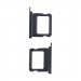 Держатель SIM для iPhone 16 Pro/16 Pro Max (1 Sim) (A3293/A3296) Черный#2088823