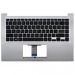 Топ-панель для Asus VivoBook 14 K413JA серебро, черные клавиши с подсветкой#2083826